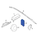 JR3Z76611D10C - : Side Impact Inflator Module for Ford: Mustang Image