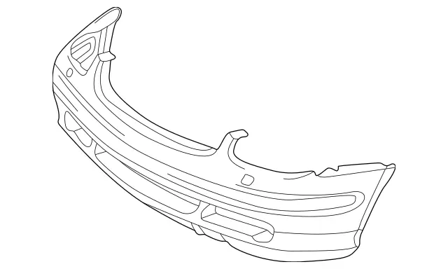 17088510259999 - Body: Bumper Cover for Mercedes-Benz Image