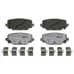 OEX1596 - : OEX Rear Disc Brake Pad Set Premium Ceramic for WAGNER BRAKE Image