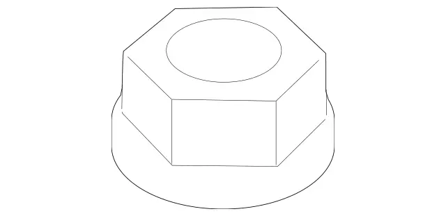 49907350 - Springs, Suspension and Hydraulic Components: Nut with Clamping Piece for Mercedes-Benz: GL350, GL450, GL550, GL63 AMG, GLE300d, GLE350, GLE400, GLE43 AMG, GLE450 AMG, GLE550e, GLE63 AMG, GLE63 AMG S, GLS350d, GLS450, GLS550, GLS63 AMG, ML250, ML350, ML400, ML550, ML63 AMG Image image