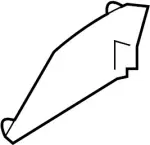 80683EG000 - : Escutcheon for INFINITI: M35, M45 Image