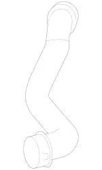 2045011182 - Radiator: Hose for Mercedes-Benz: GLK250 Image