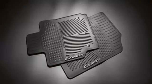 PT9080310W02 - Interior: 2PC All Weather Mats Black Cam for Toyota Image