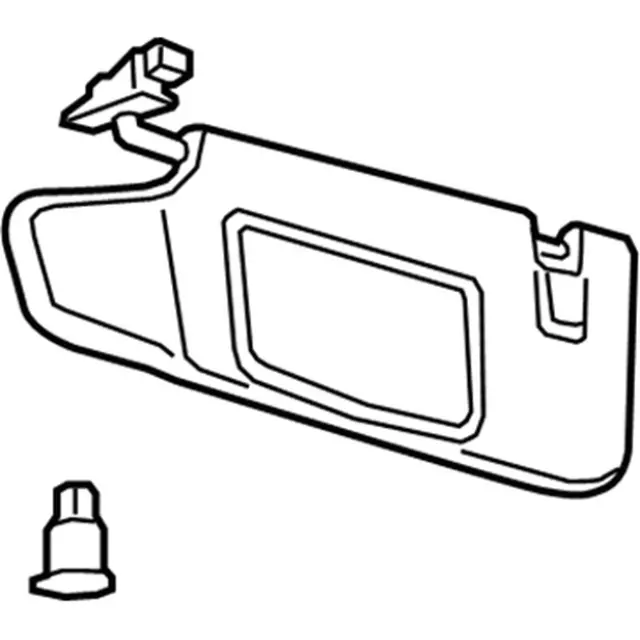 KR3Z7604104AB - Body: Sun-visor for Ford: Mustang Image