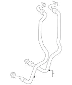 1131800082 - : Hose for Mercedes-Benz Image