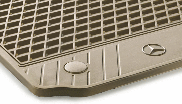 22268050488S85 - Interior: All-Season Floor Mats Classic, Rear, 2-Piece for Mercedes-Benz Image