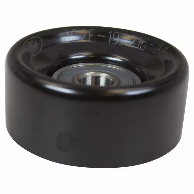 3C2Z8678AA - Cooling System: Idler Pulley for Ford: E-350 Super Duty, E-450 Super Duty, F-250 Super Duty, F-350 Super Duty, F-450 Super Duty, F-550 Super Duty Image
