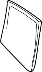 87640AR600 - Body: Seat Back Panel for Infiniti Image