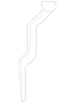 2218320290 - : Drain Pipe for Mercedes-Benz: 250, 300S, CL550, CL600, CL63 AMG, CL65 AMG, S350, S400, S500, S550, S600, S63 AMG Image