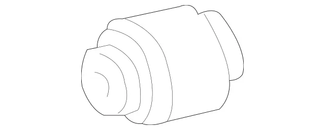 203352006564 - Rear Axle: Rubber Bushing for Mercedes-Benz: 180C, C230, C240, C280, C32 AMG, C320, C350, CLK320, CLK350, CLK500, CLK550 Image image