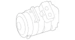 8302100 - : Refrigerant Compressor for Mercedes-Benz: C300, C350, CLS400, E350, GLK350, SLK350 Image