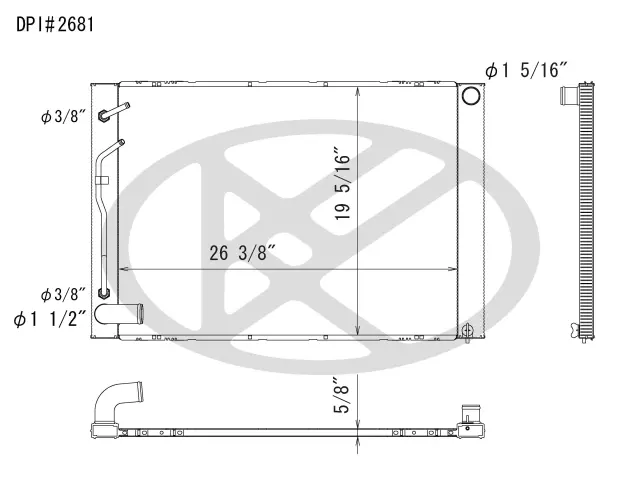 A2681 - Cooling Systems: Koyorad Radiator for Koyo Image
