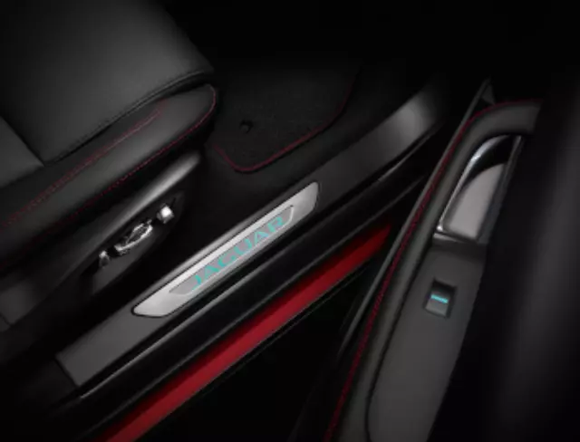 J9C11679LAA - : Sill Treadplates - Illuminated - Lunar for Jaguar: E-Pace Image