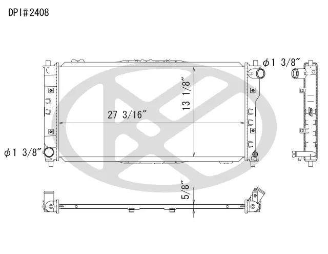 A2408 - Cooling Systems: Koyorad Radiator for Koyo Image