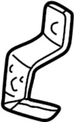 47960AG060 - Brakes: ABS Sensor Bracket for INFINITI: Q45 Image