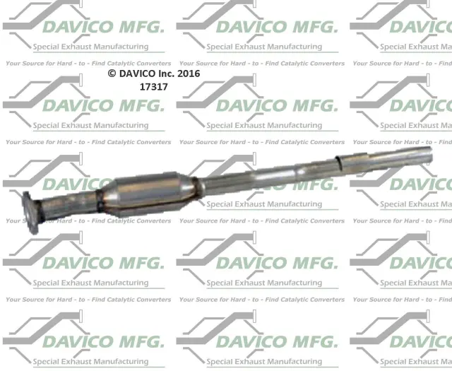17317 - Exhaust: Direct Fit Catalytic Converter for DAVICO CONVERTERS Image