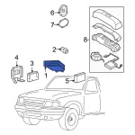 1L2Z18806JA - Body: Radio for Ford: Ranger Image