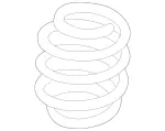 2463243004 - Springs, Suspension and Hydraulics: Helical Spring for Mercedes-Benz Image