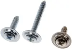 961225 - : Trim Screw - Chrome - No. 8 - Assortment-3/4,1,5/8,1-1/4 In. for Dorman Image