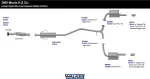 47812 - : Direct Fit Exhaust Resonator and Pipe Assembly for Walker Exhaust Image