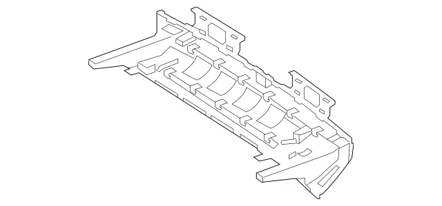 2238854002 - Bumper/Fender/Hood: Bumper Holder for Mercedes-Benz: 350SD, S500, S63 AMG E Performance Image image