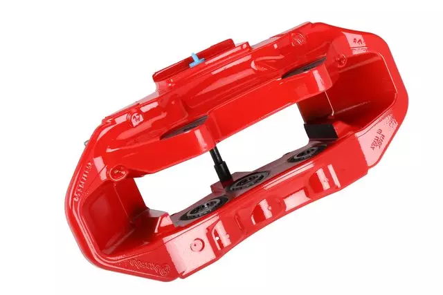 Red Front Passenger Side Disc Brake Caliper Assembly - GM (84200796)