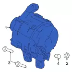 KV6Z10346C - : 2018-2023 Ford Transit Connect - Alternator for Ford: Transit Connect Image