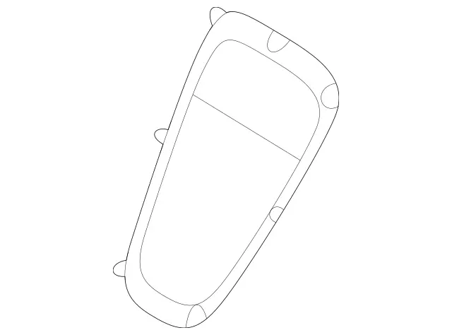 2139140100 - Driver Seat: Ventilation Grille for Mercedes-Benz: AMG GT 43, AMG GT 53, AMG GT 55, AMG GT 63, AMG GT 63 Pro, AMG GT 63 S, AMG GT 63 S E Performance, E300, E350, E43 AMG, E53 AMG, E63 AMG S Image image