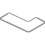 3W4Z5451884AA - Body: Seal for Lincoln: LS Image