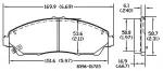 13051248 - : Disc Brake Pad Set for OmniParts Image