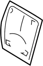 876401CC7A - Body: Seat Back Panel for INFINITI: FX35, FX37, FX50, QX70 Image