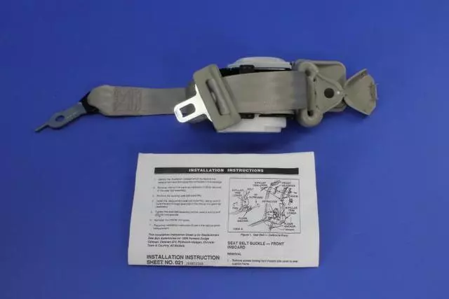 Retractor Seat Belt, Left - Mopar (YZ57BD1AE)