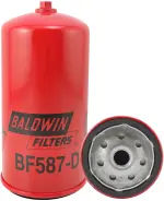 BF587D - : Secondary Fuel Spin-on with Drain for Baldwin Image