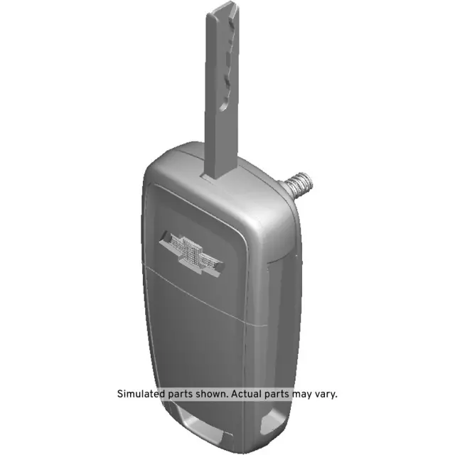 13587072 - : Folding Door Lock and Ignition Lock Key for GM Image