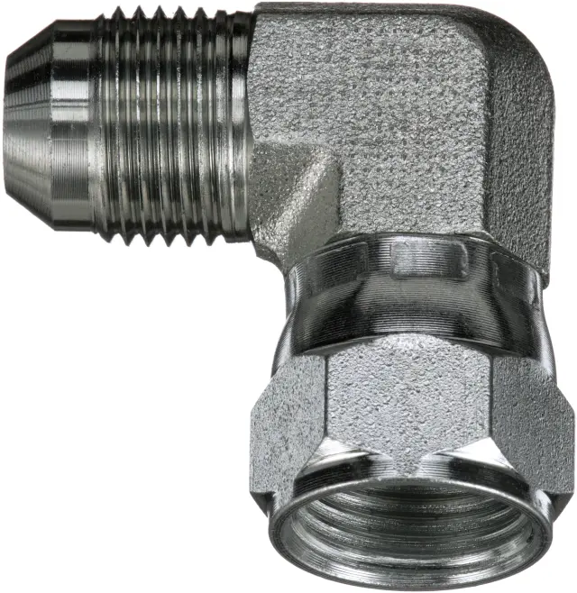 G604221212 - : Male JIC 37 Flare to Female JIC 37 Flare Swivel - 90 (SAE to SAE) for Gates Image