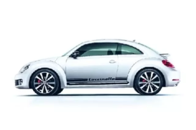 5C0064317EY9K - Exterior: Side Stripes - Black - Coccinelle - White for Volkswagen Image