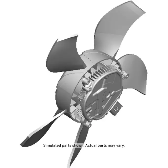 86777556 - Cooling System: Fan Motor for Cadillac: Escalade, Escalade ESV | Chevrolet: Silverado 1500, Silverado 1500 LTD, Suburban, Tahoe | GMC: Sierra 1500, Sierra 1500 Limited, Yukon, Yukon XL Image