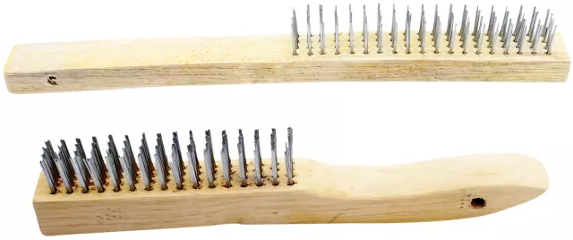 1450 - : Tough Steel Brushes. Wood Handle. for Performance Tool Image