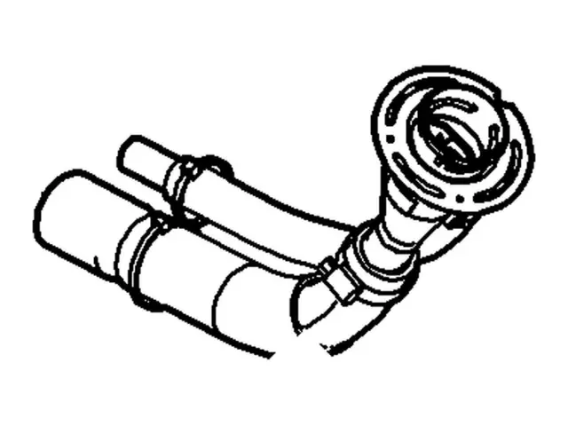8C3Z9034RD - Fuel System: Filler Pipe for Ford: F-250 Super Duty, F-350 Super Duty, F-450 Super Duty, F-550 Super Duty Image