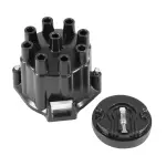 8124ACC - : ACCEL Distributor Cap &amp; Rotor Kit  - Socket Style - Black for ACCEL Image