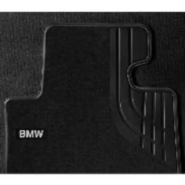 51472293352 - Interior: Carpeted Floor Mats - Basic Line - Front for BMW: 320i, 320i xDrive, 328d, 328d xDrive, 328i, 328i xDrive, 330e, 330i, 330i xDrive, 335i, 335i xDrive, 340i, 340i xDrive Image