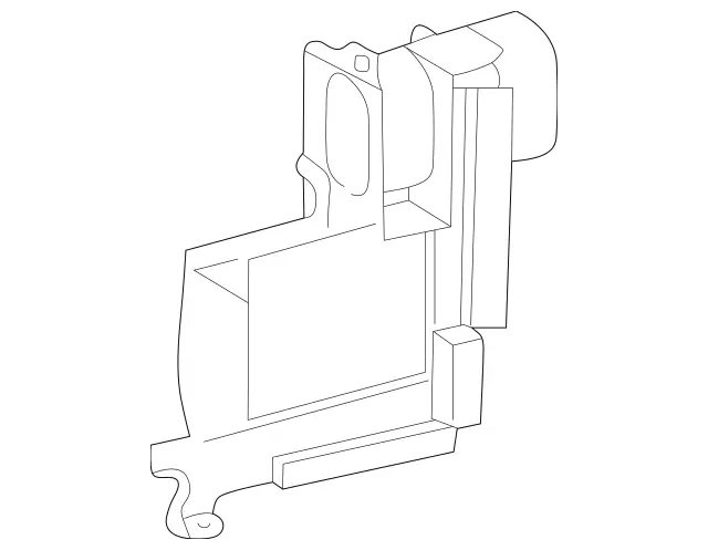1705200204 - Cooling System: Air Inlet for Mercedes-Benz Image