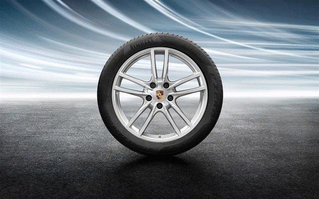 9Y0044640C - Wheels: 20-Inch Cayenne Sport Summer Wheel-And-Tire for Porsche: Cayenne Image