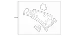 22269042049H99 - Body: Trim Panel for Mercedes-Benz Image