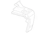 2138800402 - Trim: Release Handle for Mercedes-Benz Image