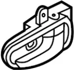 806709Y000 - : Handle, Inside for INFINITI: G35 Image