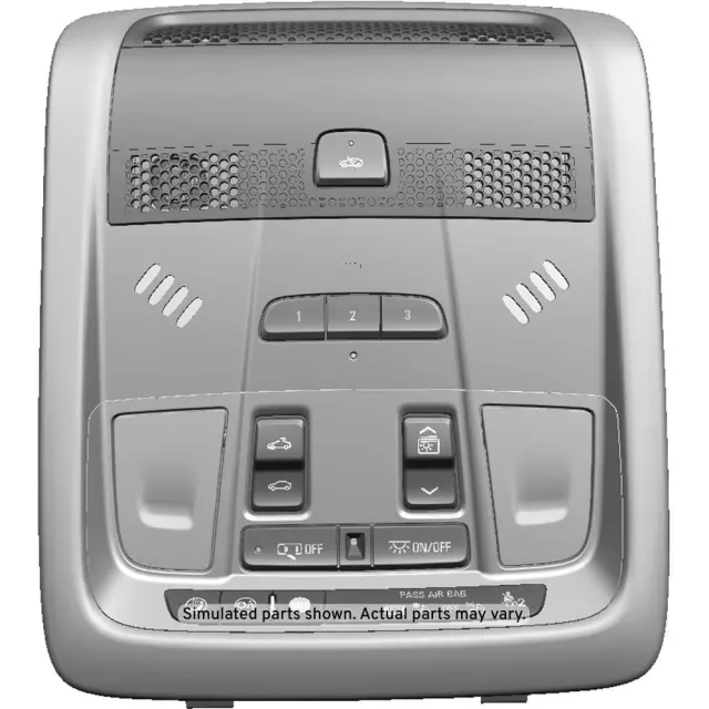 85588476 - Body: Overhead Console for Cadillac: XT5, XT6 Image