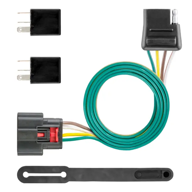 56375 - : Custom 4-Flat, Select Chevrolet Equinox, OEM Tow Package Required for CURT Image