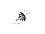 8M6Z6312B - : Pulley Crankshaft for Ford: Escape | Mercury: Mariner Image