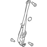 EA8Z74611B09AB - Electrical: Seat Belt Assembly for Lincoln: MKT Image